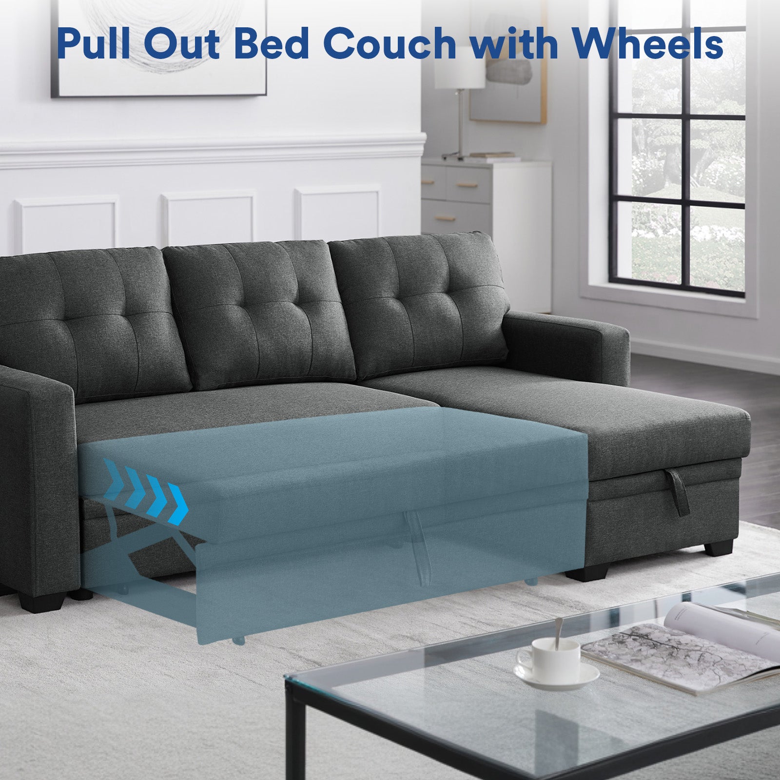 Pull Out Bed for Convertible Sleeper Sofa