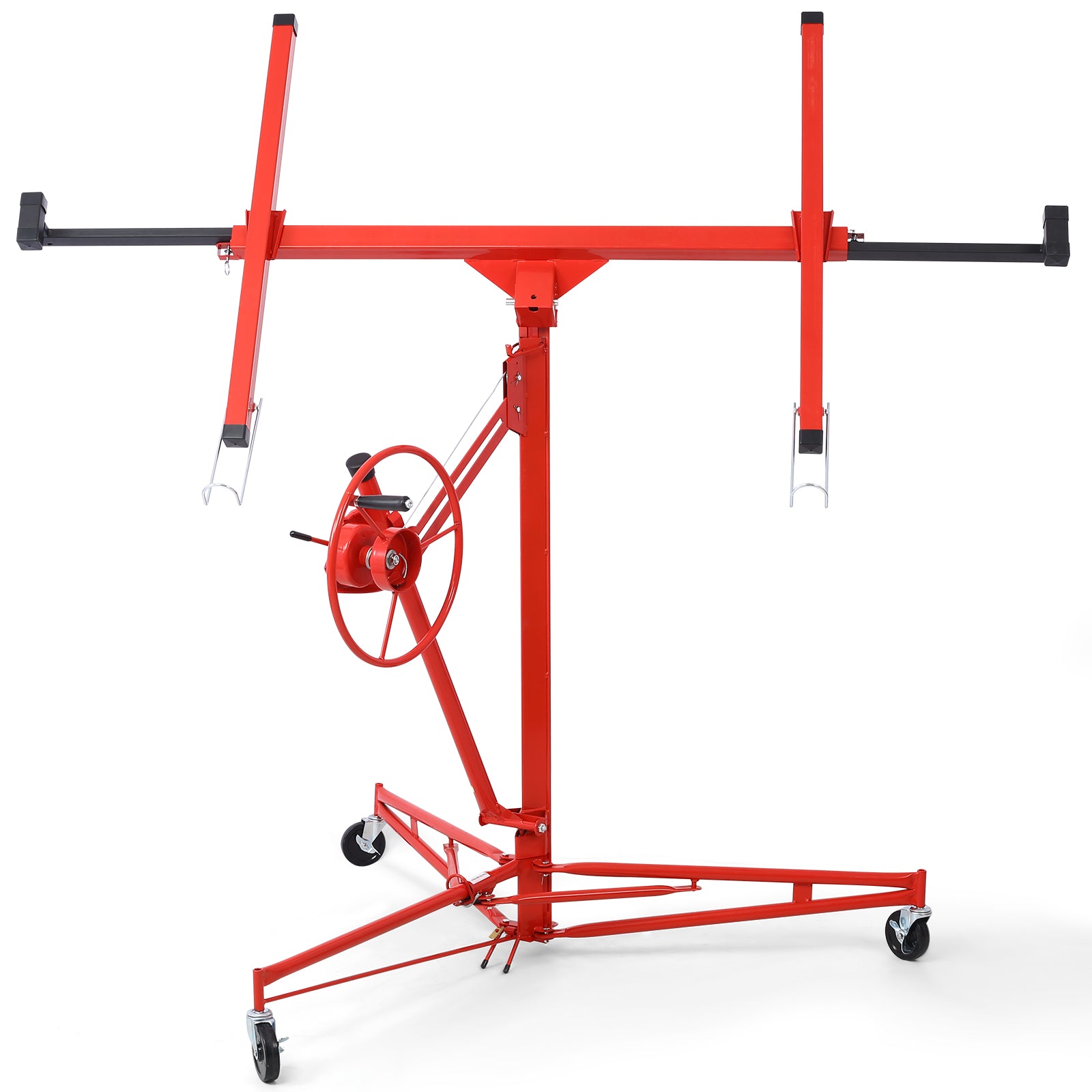 150lbs Red Heavy Duty Drywall Lifter, Drywall Lift Sheetrock Lift Jack Lift for Ceiling 360° Adjustable Drywall Panel Hoist,  Foldable Sheetrock Lift, Drywall Lift for Home Improvement